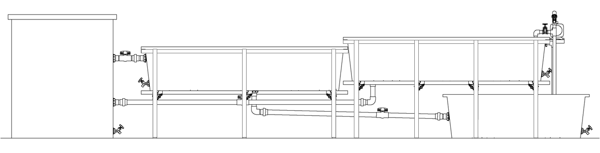 easy-build, gravity-based, pvc aquaponic system